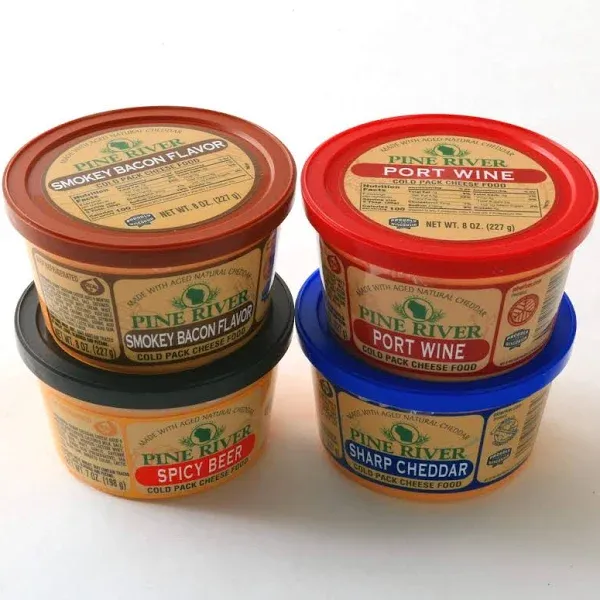 Wisconsin Cheese Mart Since 1938 Cheese Spread Variety - 4 Pack