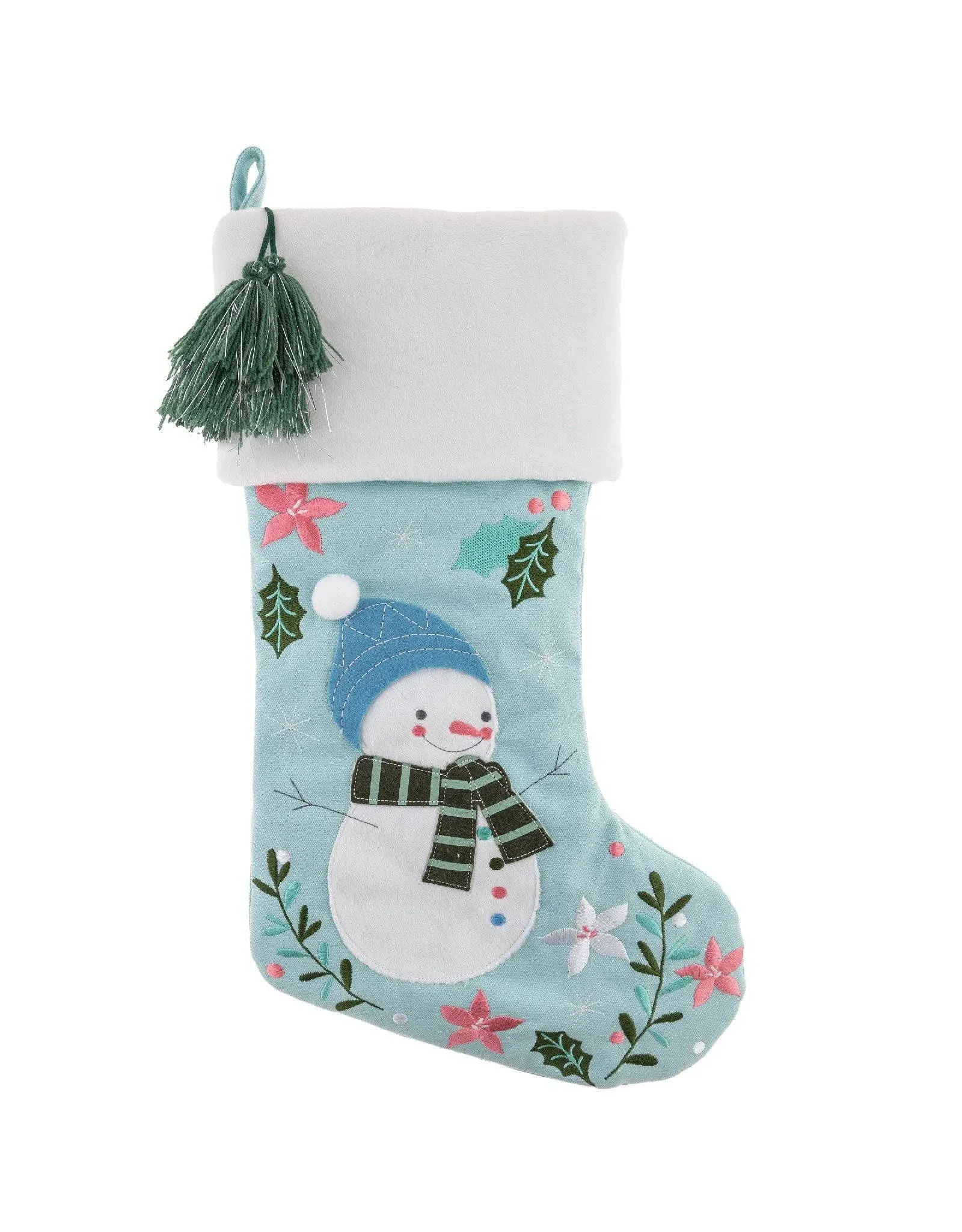 Snowman Christmas stocking