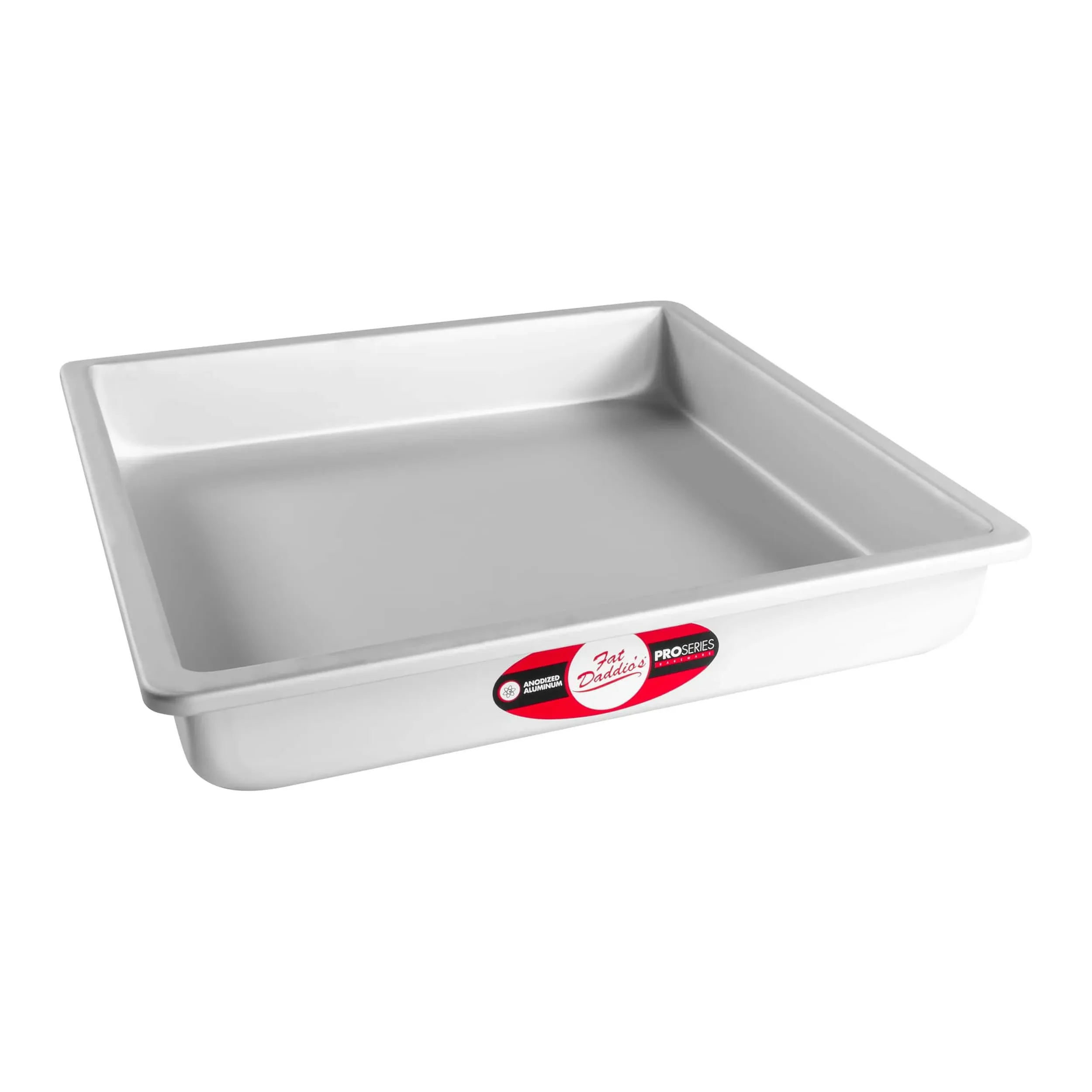 Fat Daddio's Anodized Aluminum Square Cake Pan, 12 x 2 Inch