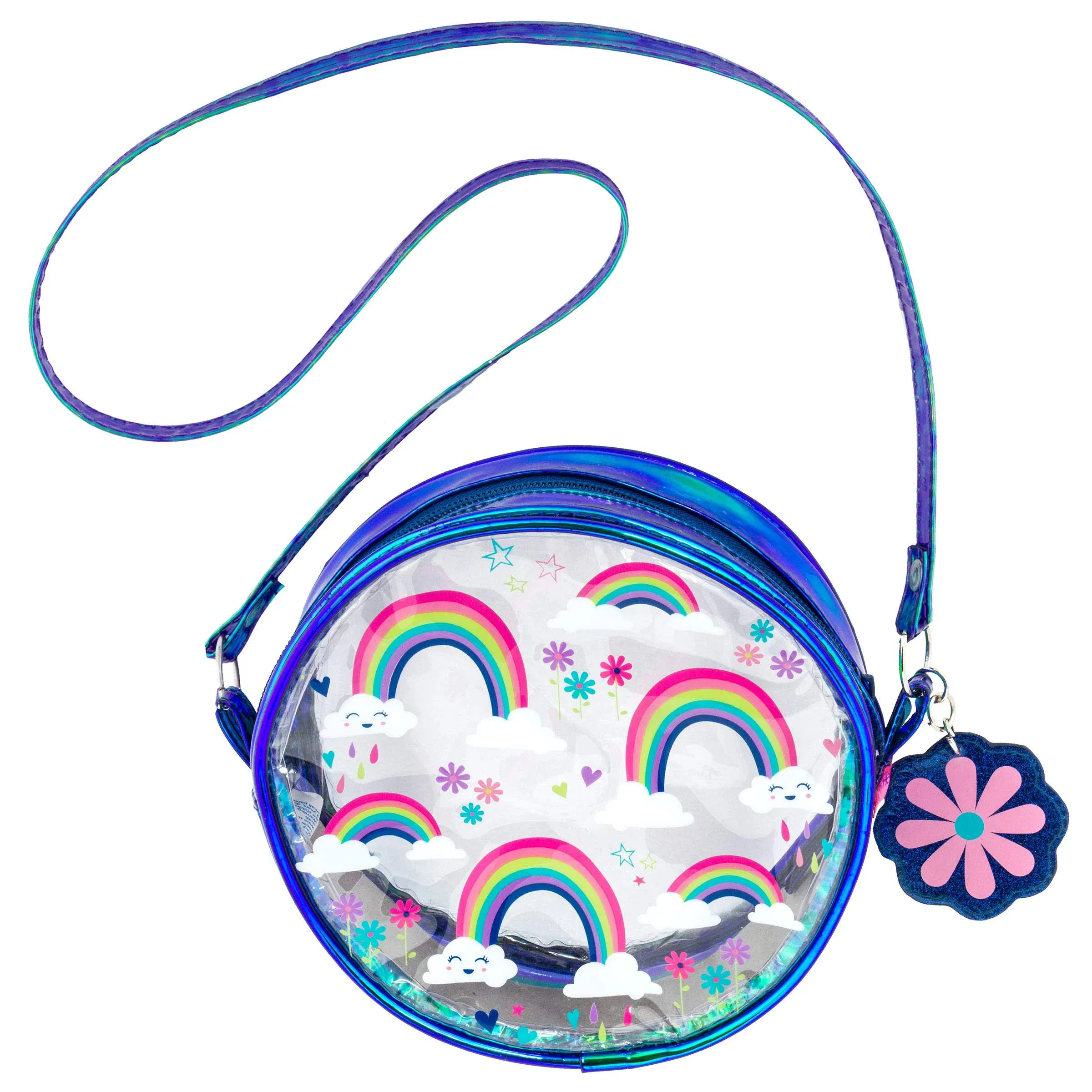 Rainbow Clear Iridescent Purse