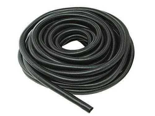 Kable Kontrol Split Wire Loom Tubing 5/8” inch 10 ft Long - Black Wire Conduit ...