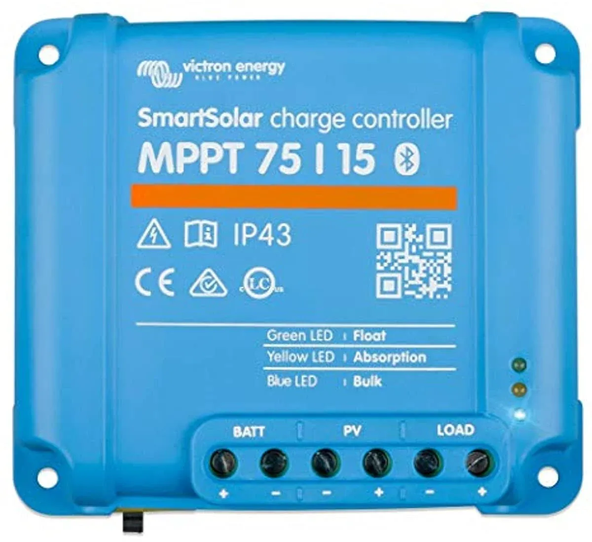 Victron Energy SmartSolar MPPT 75V 15 Amp 12/24-Volt Solar Charge Controller ...