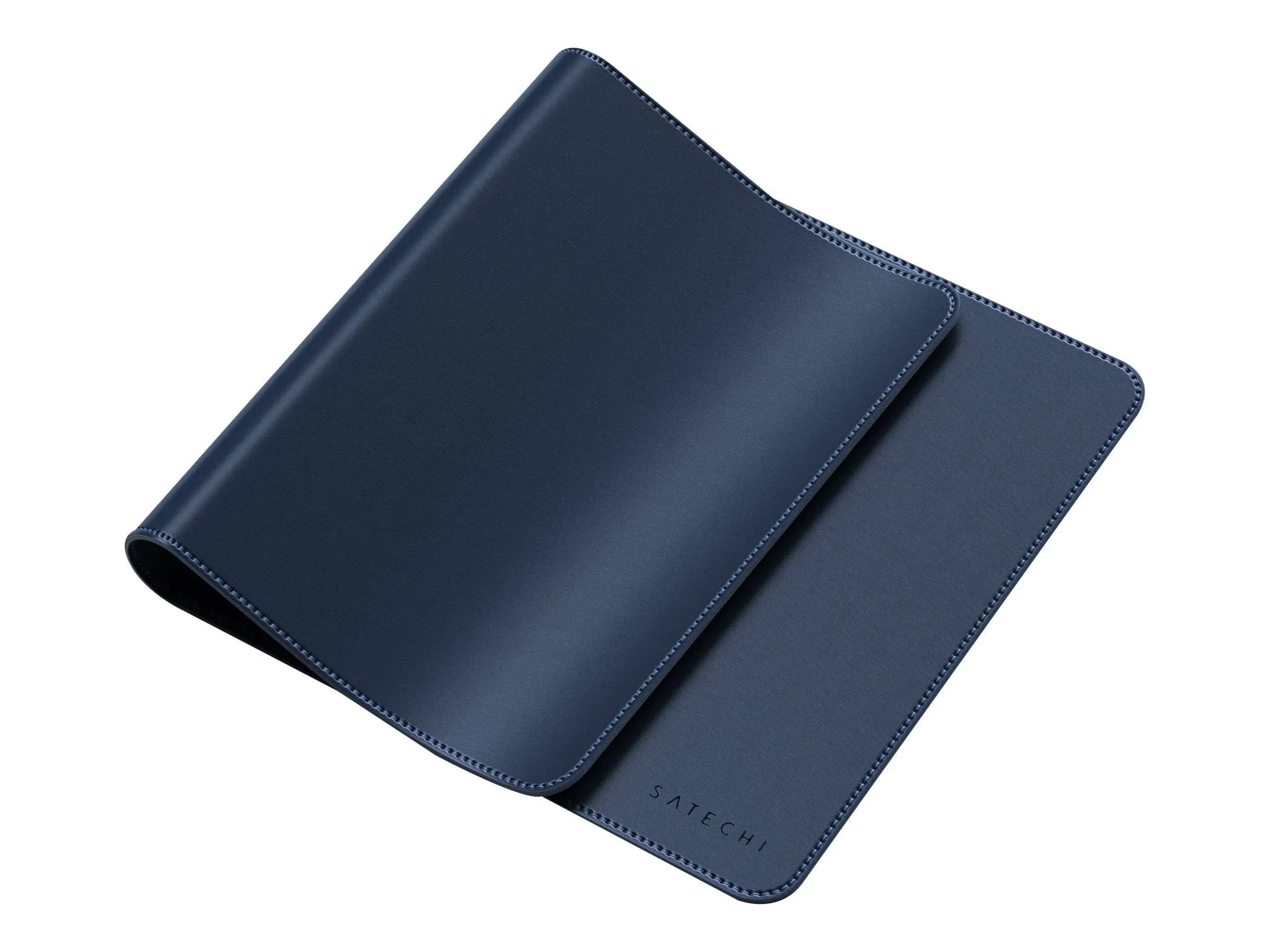 Satechi Eco-Leather Deskmate 23” x 12.2” - Desk Blotter & Protector - Safe for Lacquered & Varnished Wooden Surfaces (Blue)