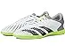 adidas Kids Soccer Predator Accuracy.4 Indoor Sala (Little Kid/Big Kid) (Footwear White/Core Black/Lucid Lemon) Kid's Shoes