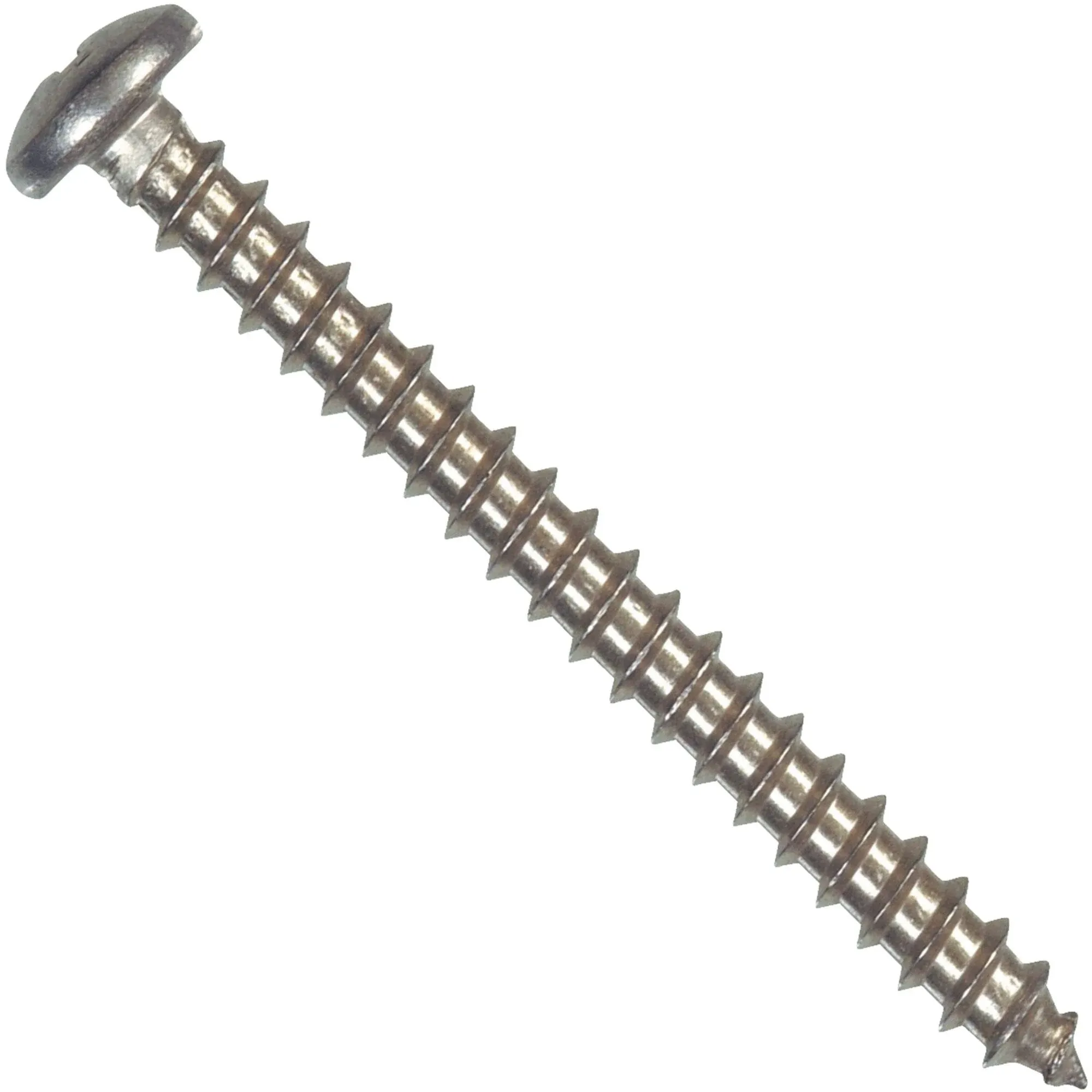 HILLMAN FASTENERS 823324 Sheet Metal Screws, Zinc, Pan Head Phillips #12 x 2-In  pack of 100