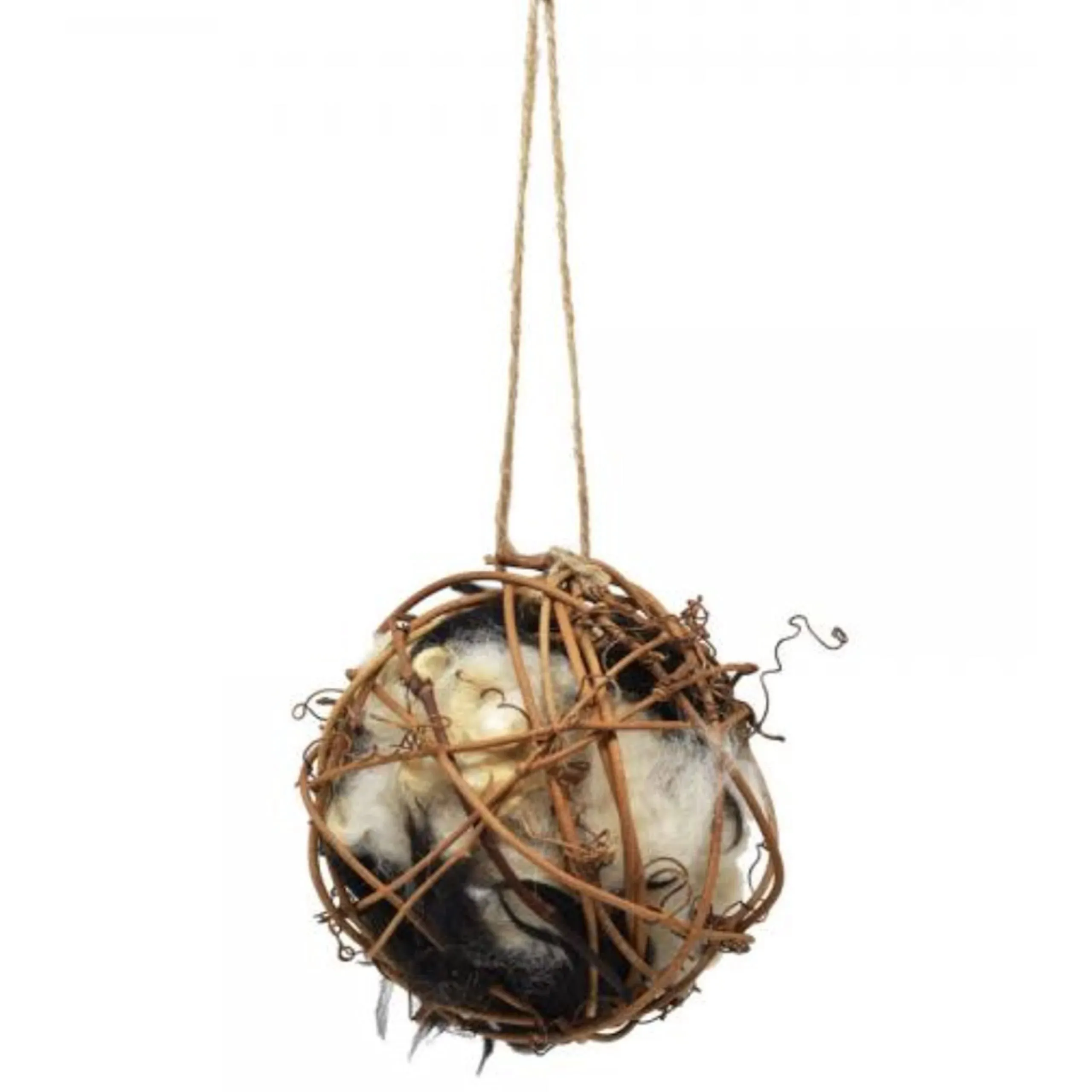 Circle Vine Nesting Ball with Nesting Material by Backyard Essentials