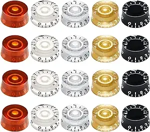 Electric Guitar Top Hat Knobs Control Knobs for Volume Tone Potentiometer Knob