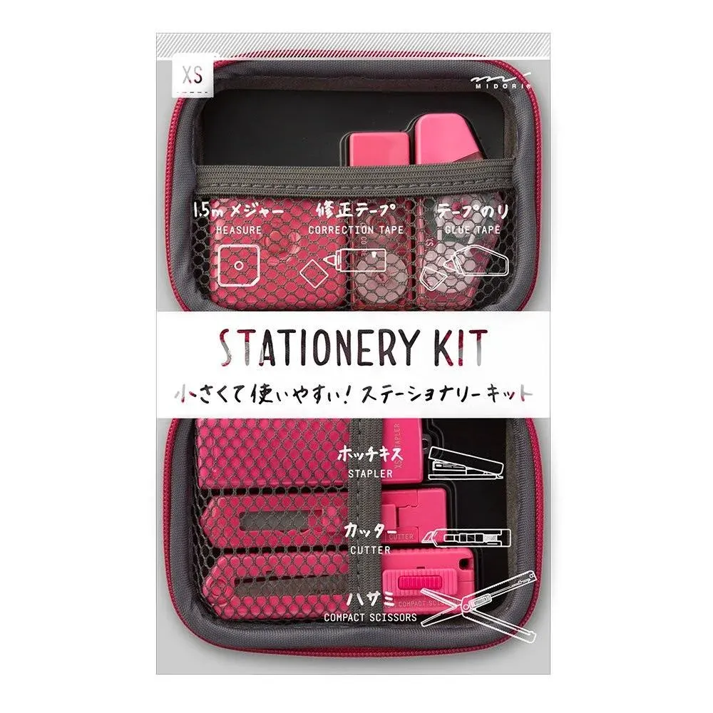 Midori 35320006 XS Stationery Kit - Pink