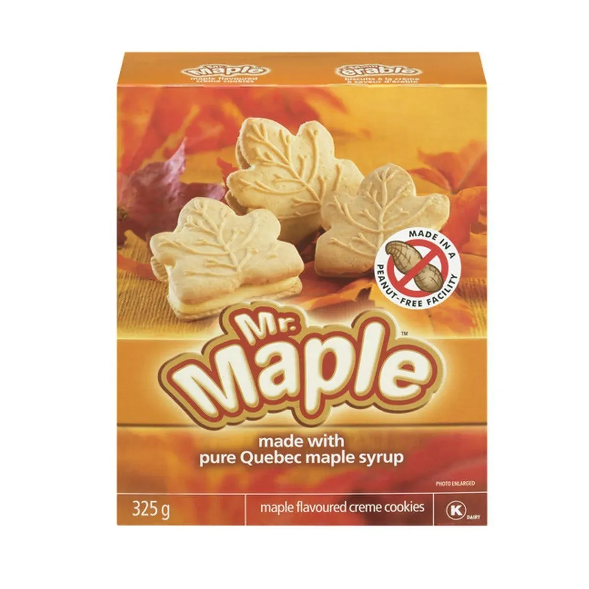 Mr. Maple Maple Flavored Creme Cookies 325g