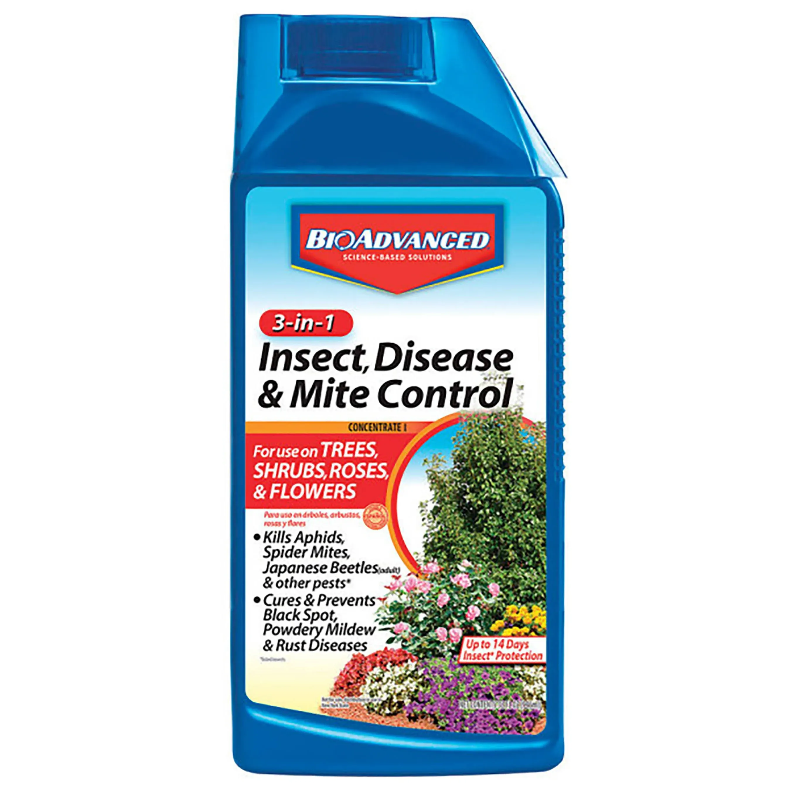 BioAdvanced 3-In-1 Insect, Disease and Mite Control, Concentrate, 32 oz