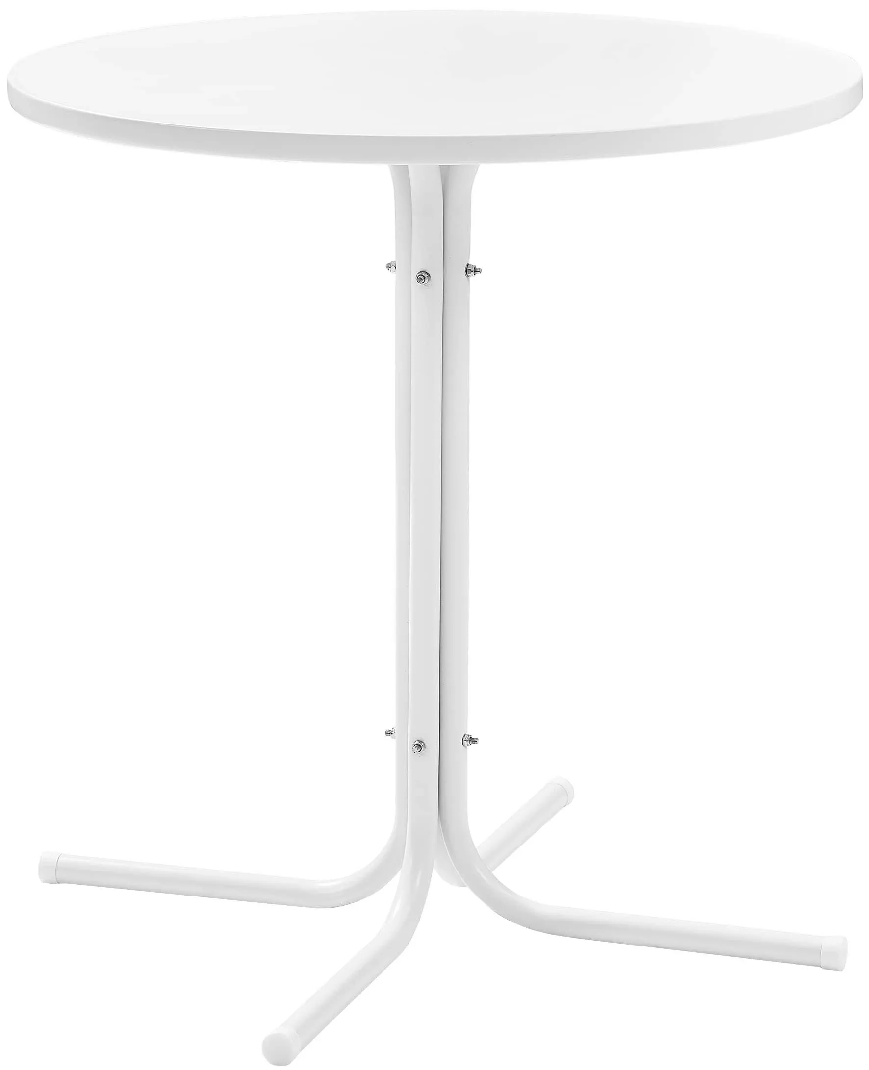 Crosley Griffith Outdoor Bistro Table White Satin