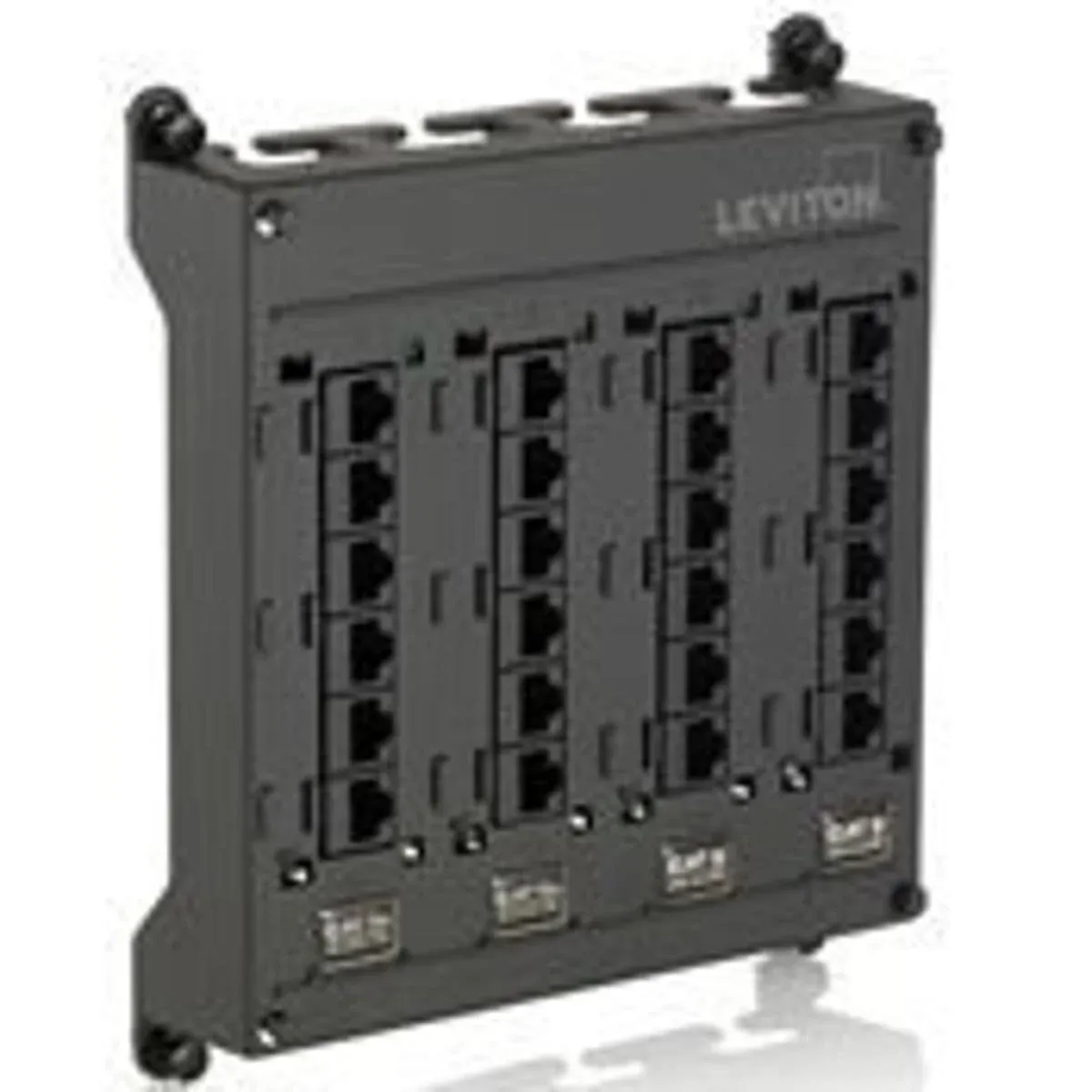 Leviton 476TM-524 24Xc5E Twist Mount Patch Panel