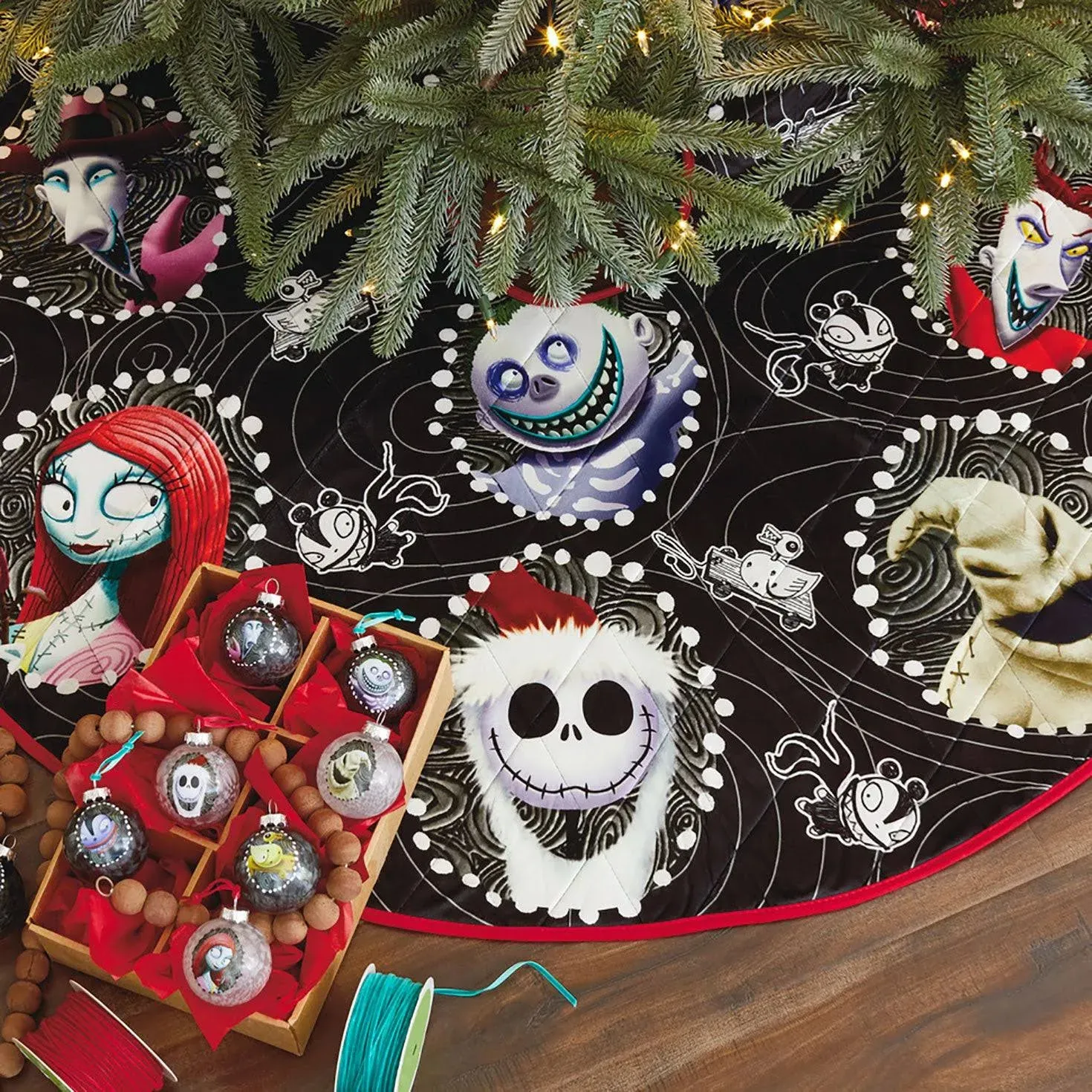 Hallmark 2023 Keepsake The Nightmare Before Christmas Tree Skirt New with Box