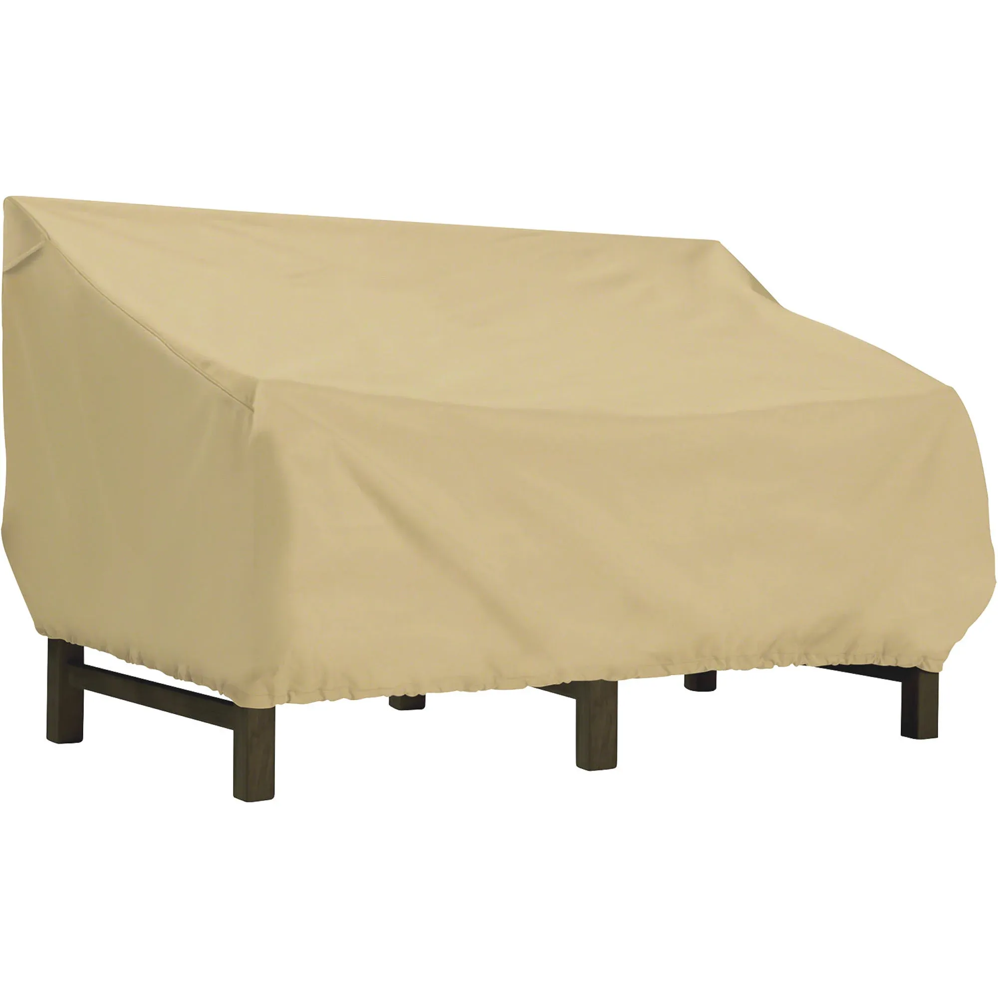 Terrazzo Deep Seated Patio Loveseat Cover, Small, Sand, 60"x42"