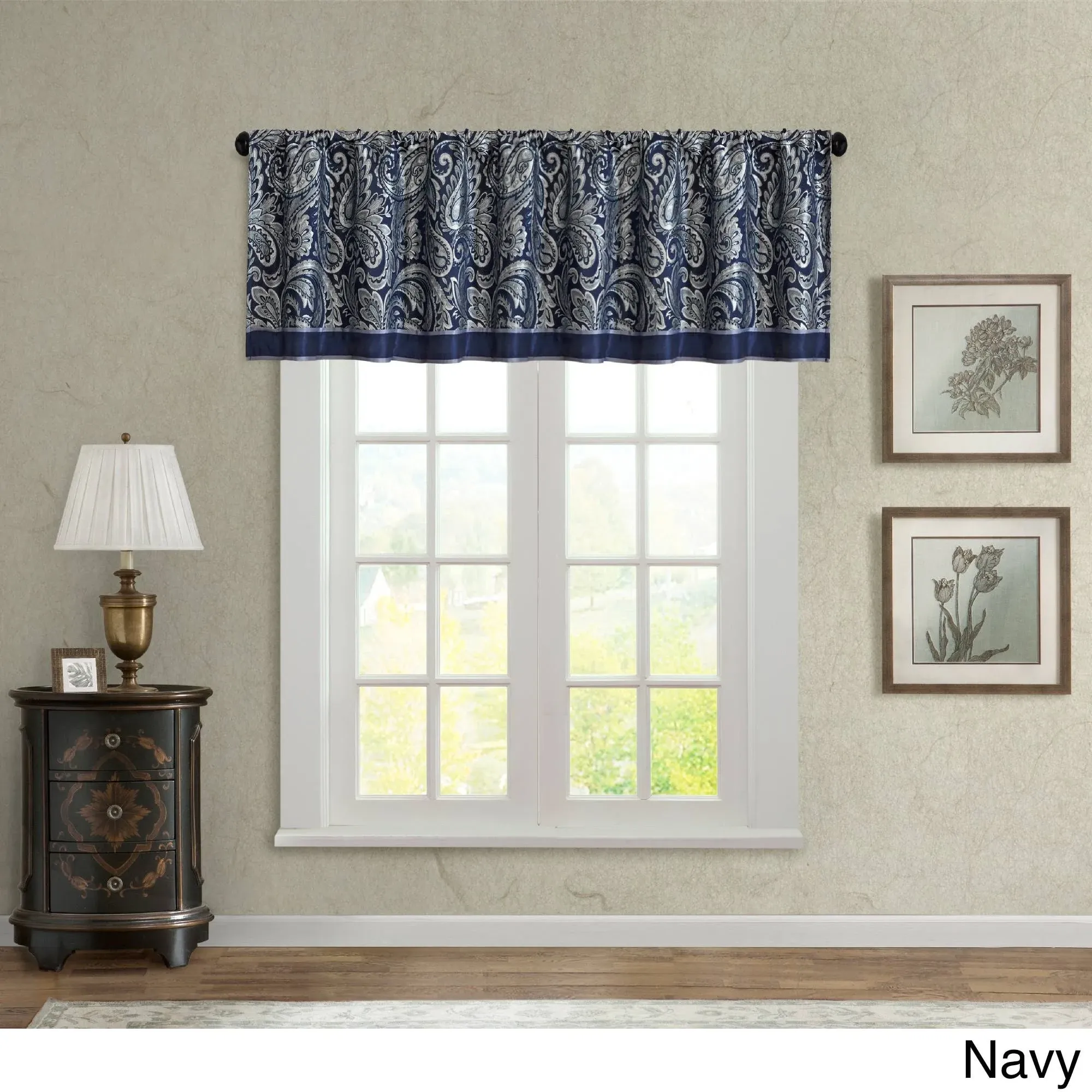 Valerie Jacquard Window Valance