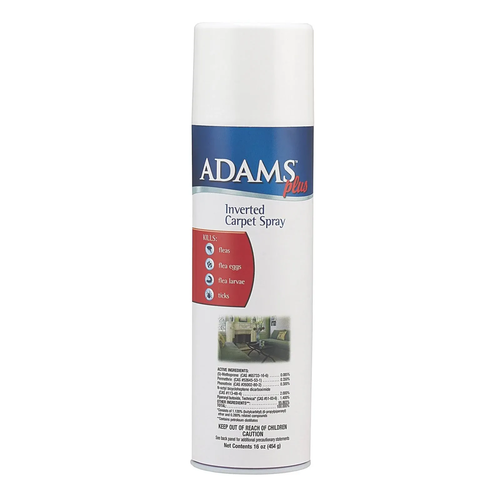 Adams Plus Carpet Spray, 16 oz