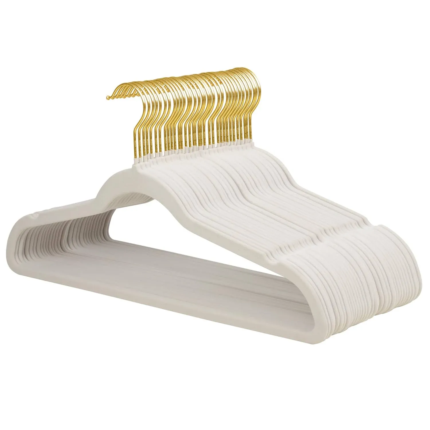 ManGotree Velvet Hangers, Coat&Suite Hangers, No-Slip Hangers, Ultra-Slim Space ...