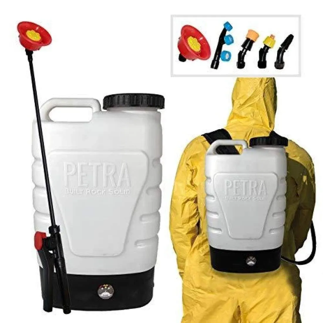 PetraTools Battery Powered Backpack Sprayer | Hd3000 (3 gal)