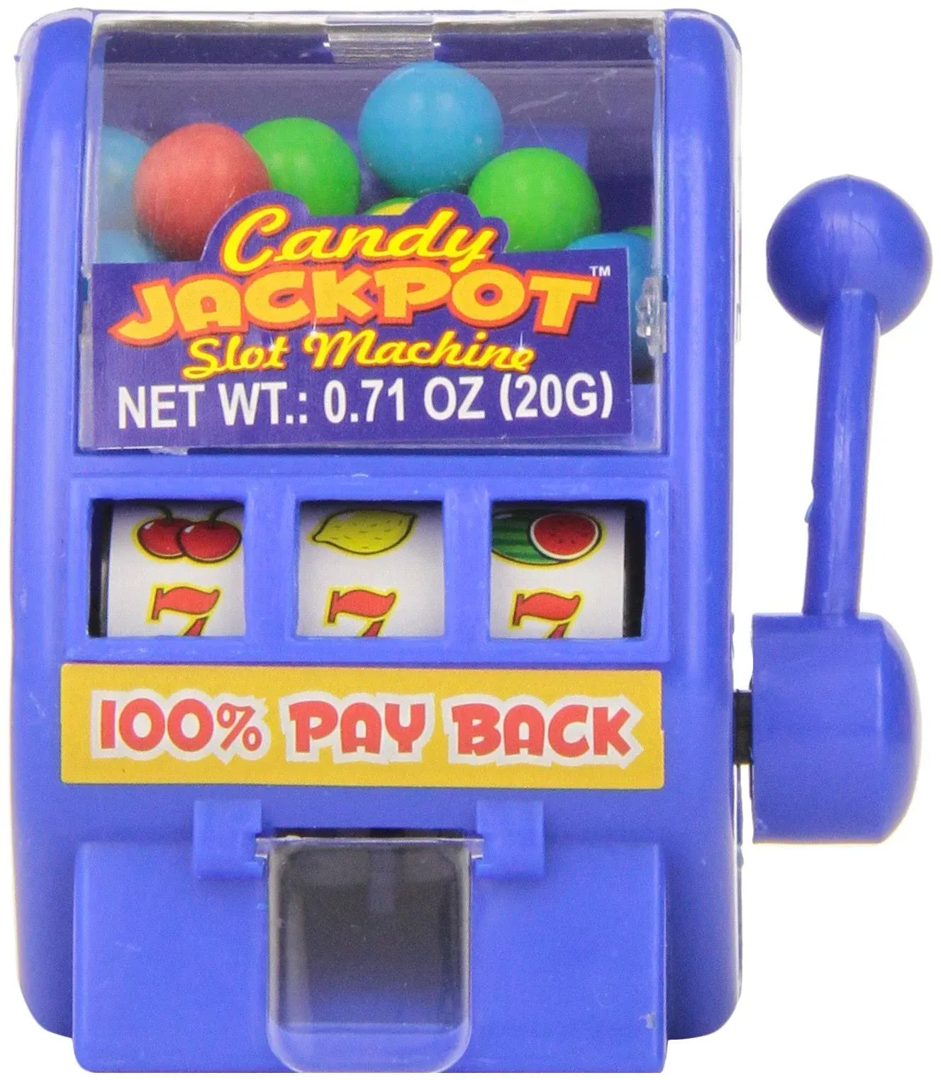 Candy Jackpot Slot Machine Gumball Dispenser .71 oz.