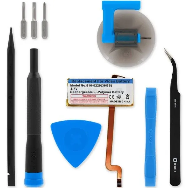 iFixit Battery Compatible with iPod Video 30 GB - Repair Kit