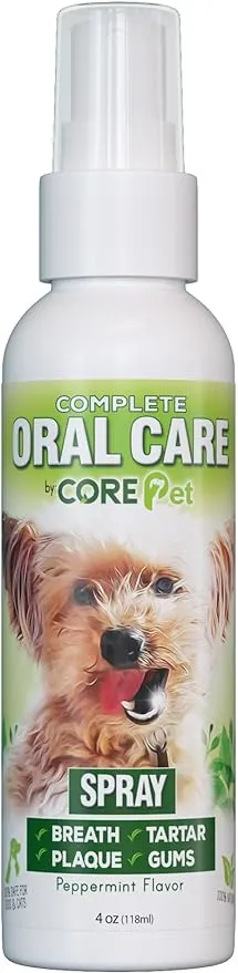 Complete Oral Care from The Founders of PetzLife - 4 oz (Peppermint Spray)