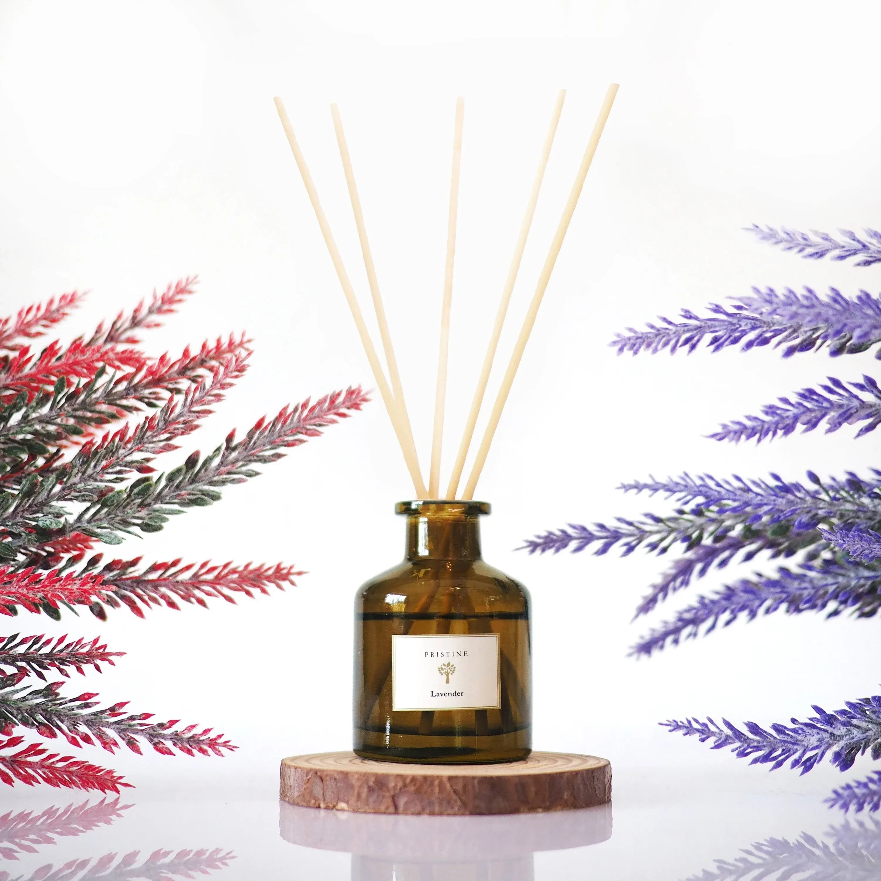 PRISTINE The Lavender Dream Reed Diffuser for Home | Fresh Lavender & Eucalyptus Room Fragrance Reed Diffusers, Oil & Room Diffusers with Reeds Stick Set | Perfect Home Fragrance ScentPRISTINE The Lavender Dream Reed Diffuser for Home | Fre…