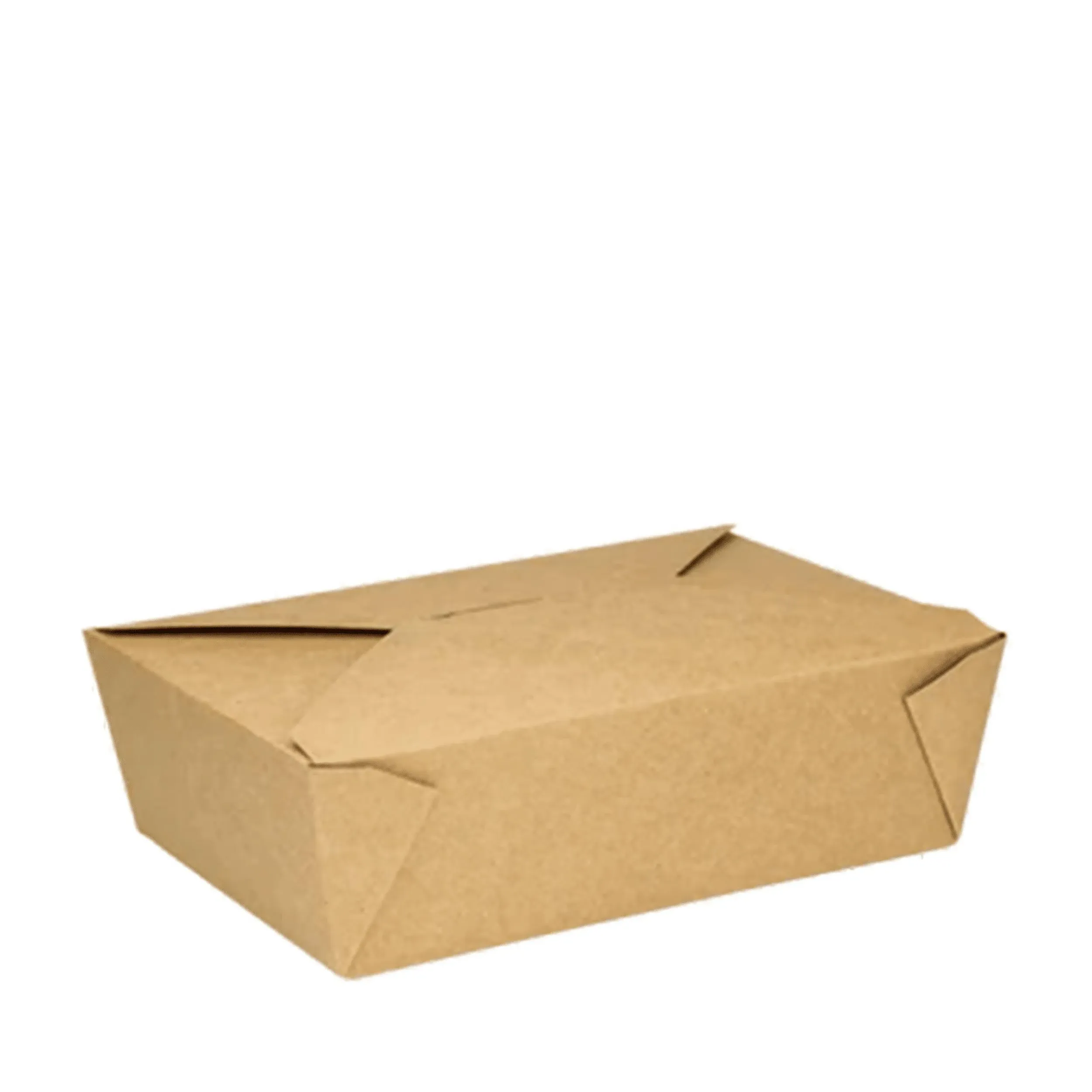 Karat 30 fl oz Fold-To-Go Box #1, Kraft - 450 Pcs