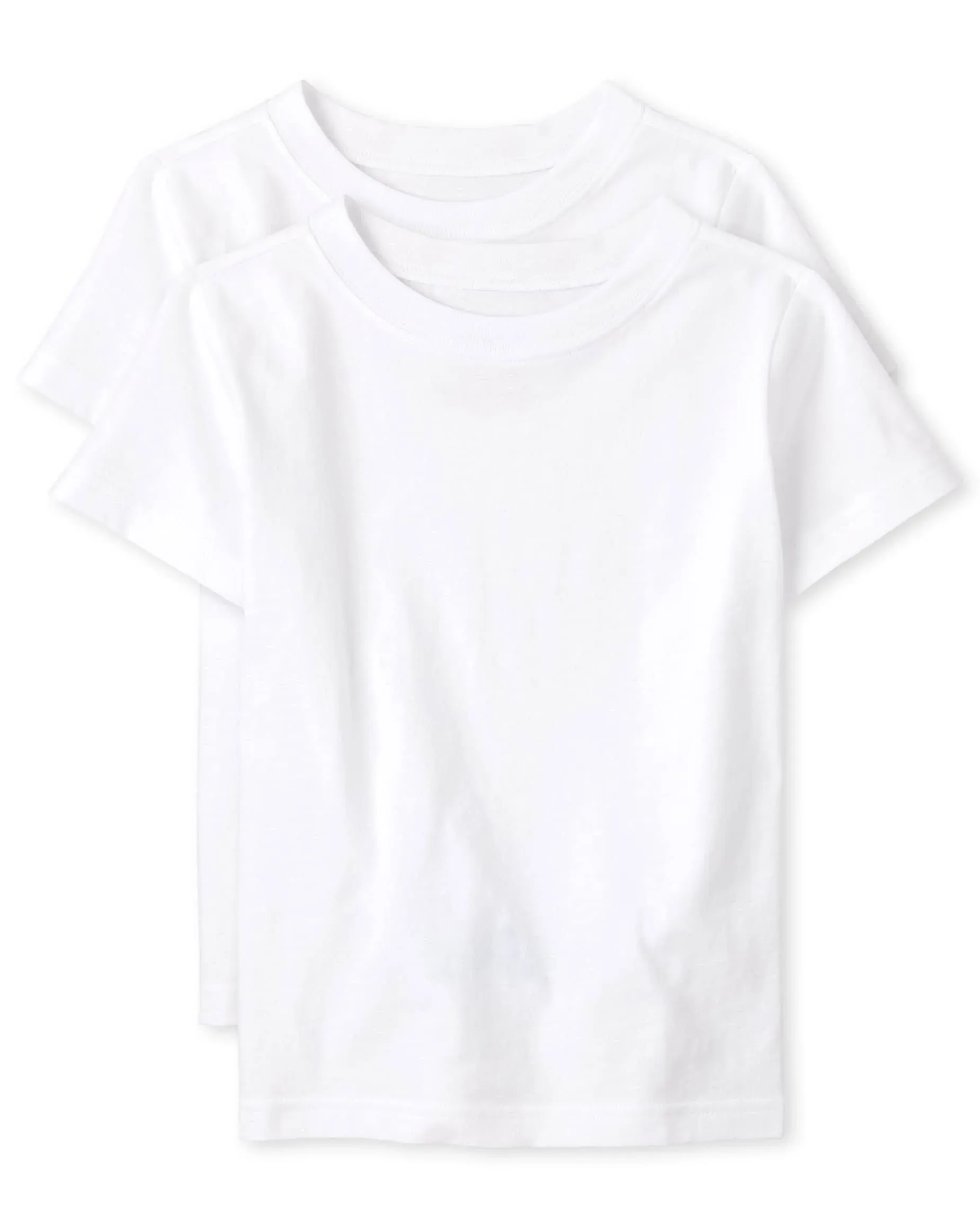 The Children&#039;s Place Boys Size XS (4) 2 Pack White &amp; Red Short Sleeve T-Shirts 