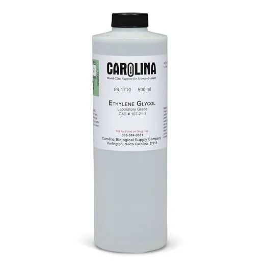 Carolina Biological Supply Company Ethylene Glycol, Laboratory Grade, 500 mL