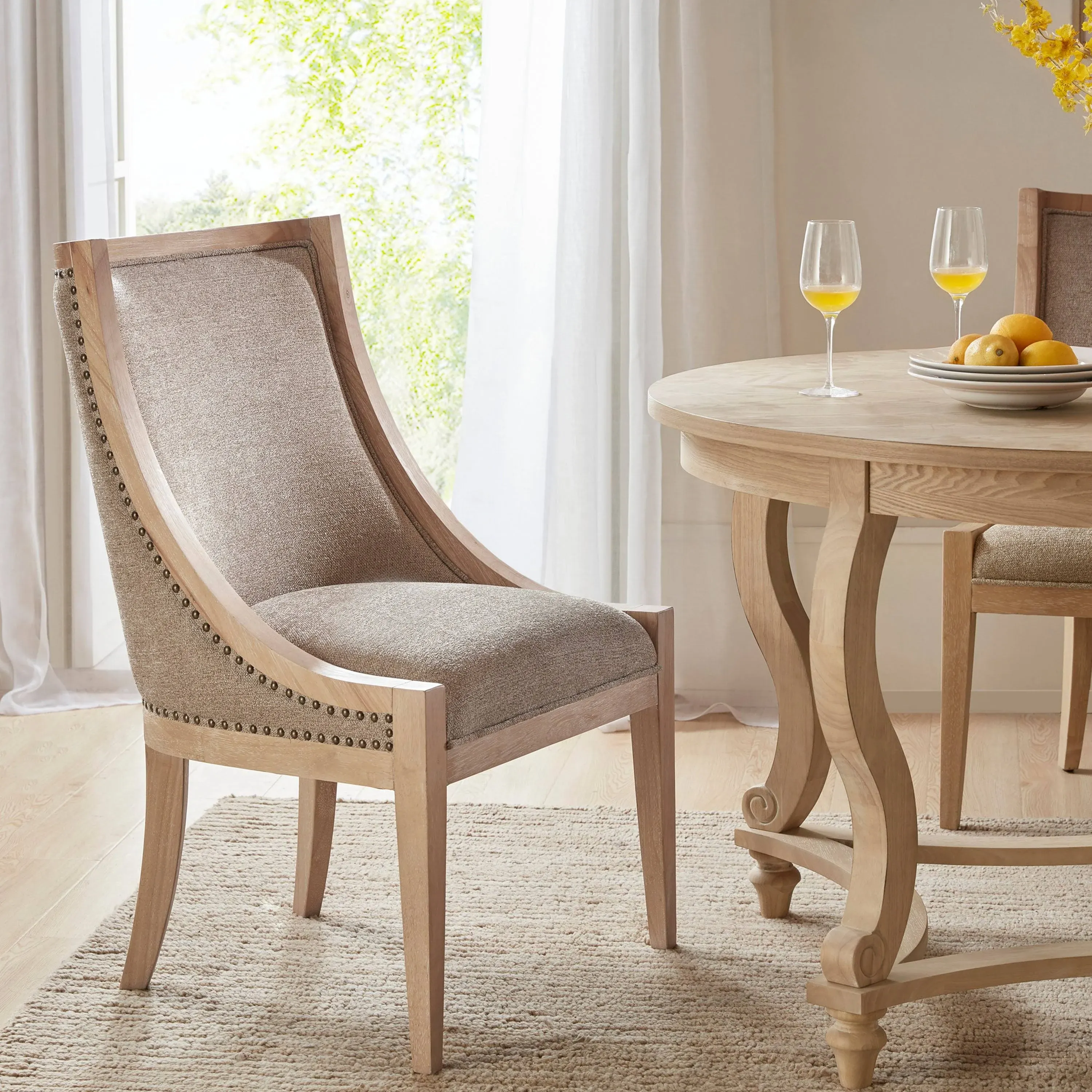 Martha Stewart Elmcrest Linen Dining Chair