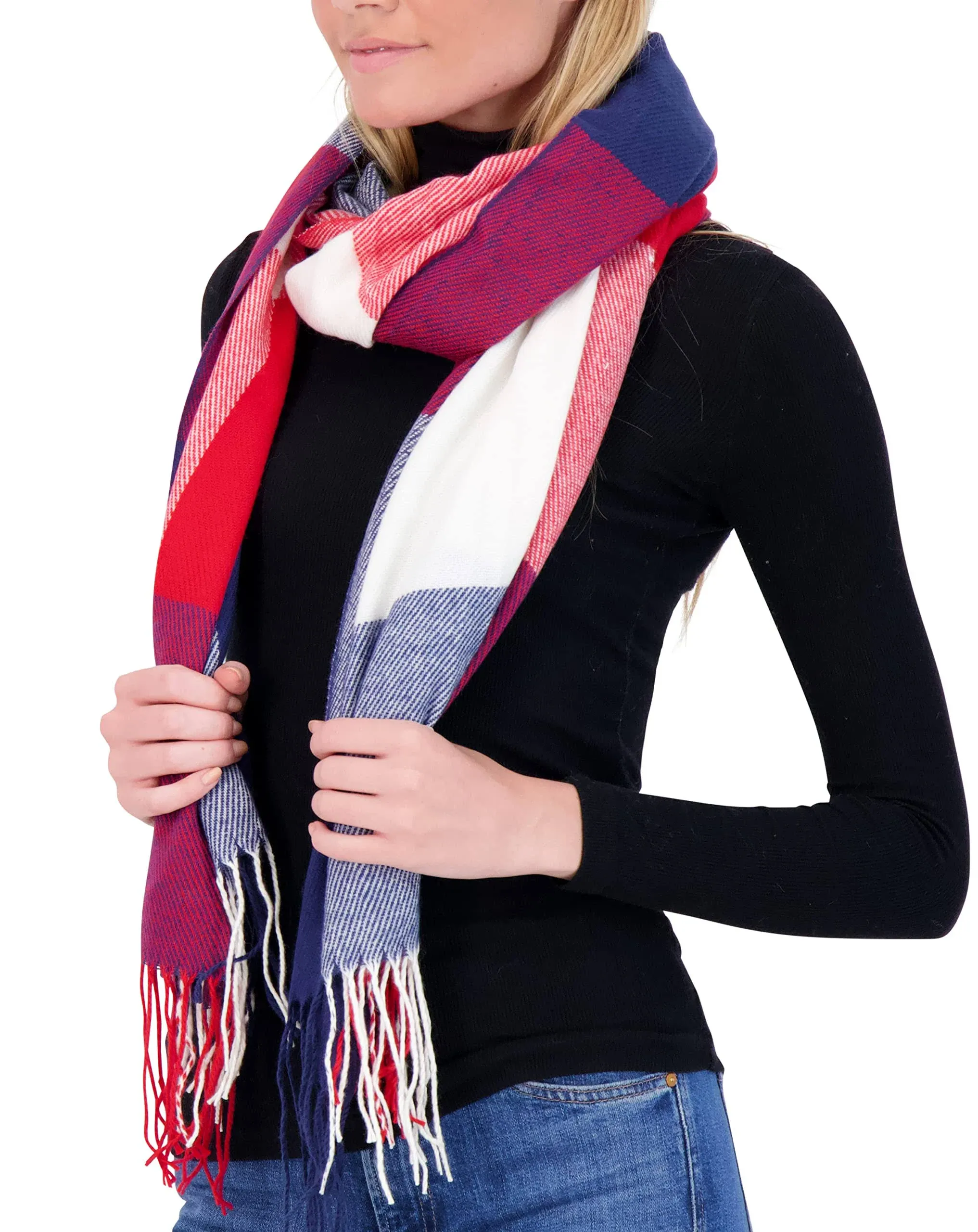 Market &amp; Layne Winter Scarf for Women Cold Weather Cashmere Feel Winter Scarfs W