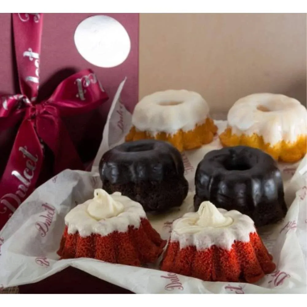 Mini Bundts Assortment Gift Basket | Dulcet Gift Baskets