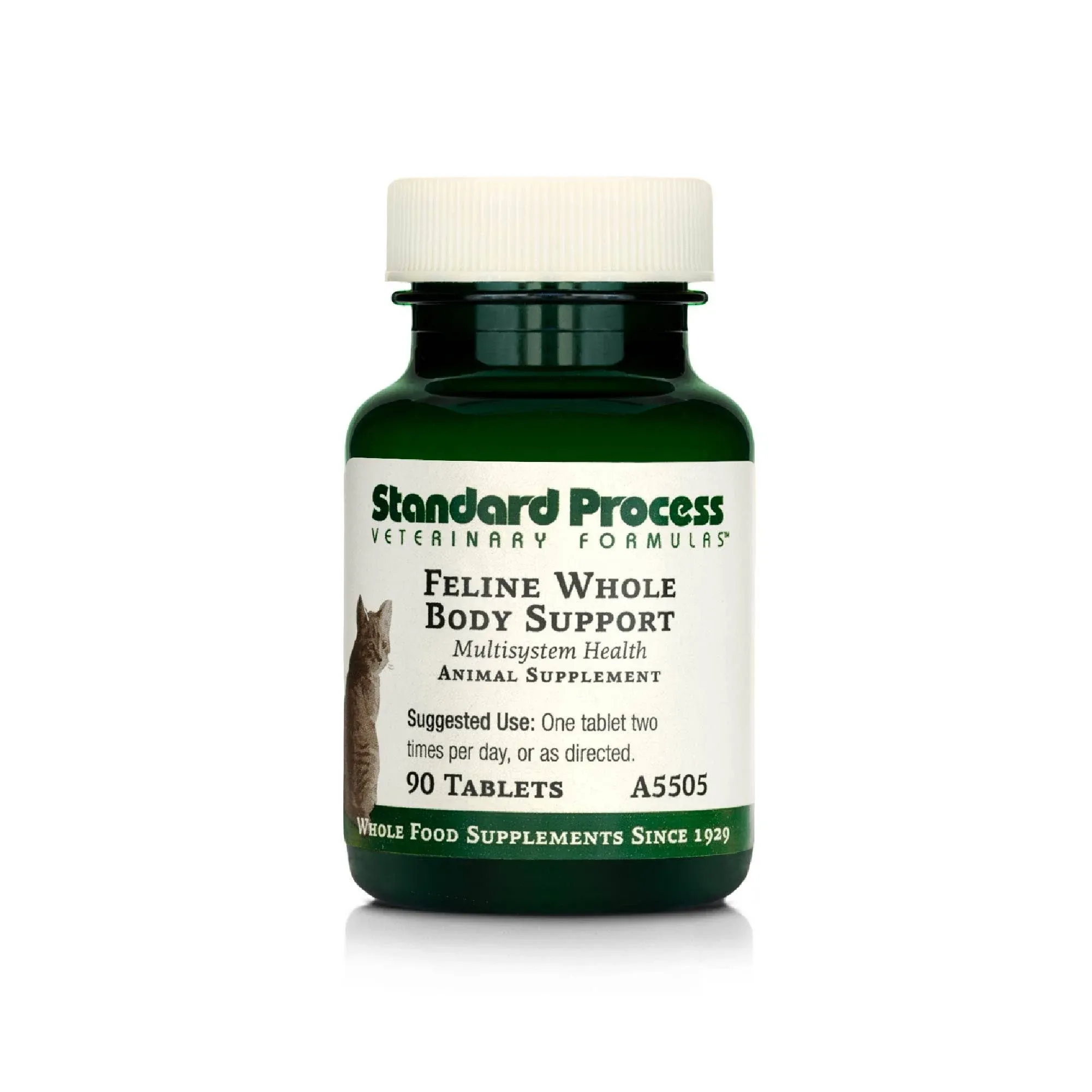 Standard Process - Feline Whole Body Support - Daily Supplement for Cats - 90 Tablets