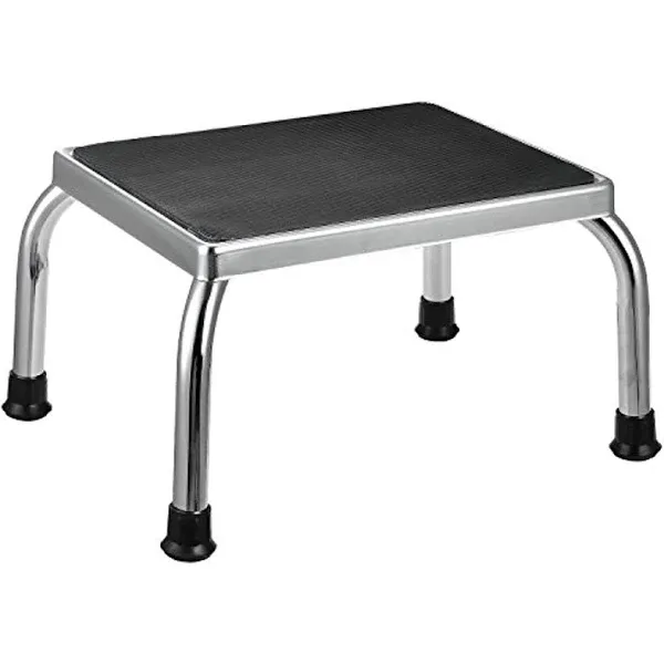 Medical Step Stool With or Without Handrail, Non-Skid Rubber Footstool Platform 