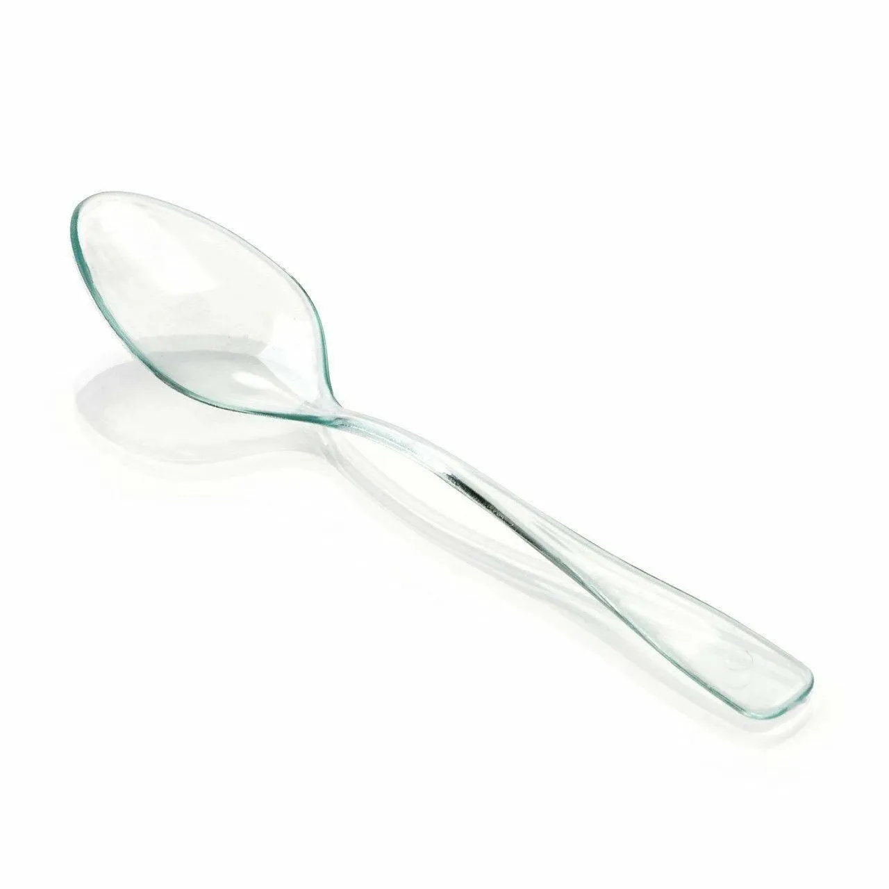 Clear Plastic Mini Spoon - 4 inch - 500 Count Box