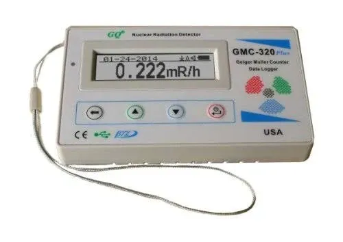 GQ GMC-320-Plus Digital Geiger Counter Nuclear Radiation Detector Beta Gama X-Ray ...