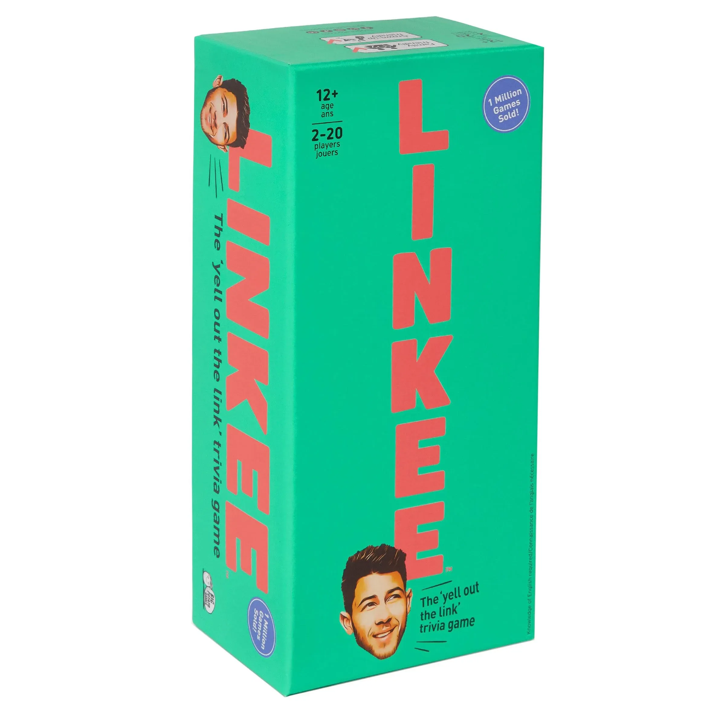 Linkee: Nick Jonas Edition: Quiz Board Game for Adults and Teens