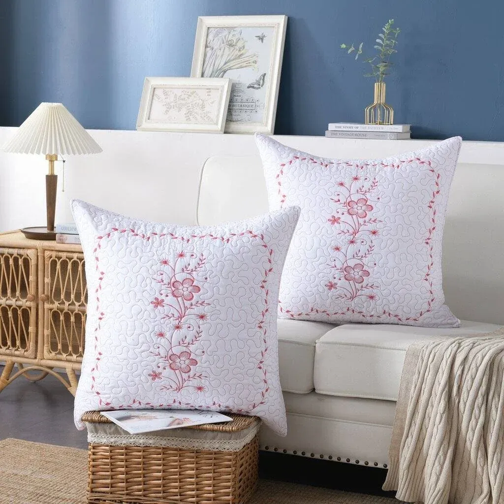 MarCielo 2 Pack Pillow Shams