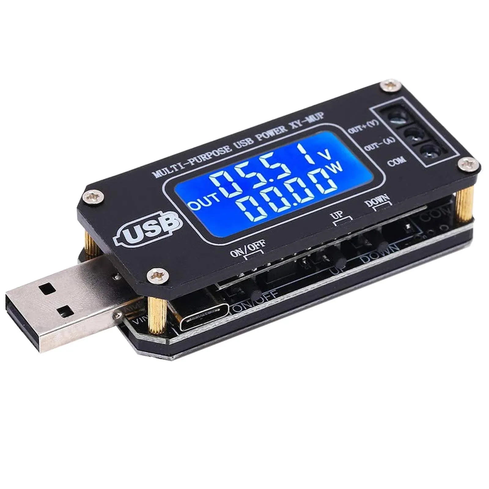 PEMENOL DC-DC USB Step Up/Down Power Supply Module 3.5V-12V to 1.0V-24V ...