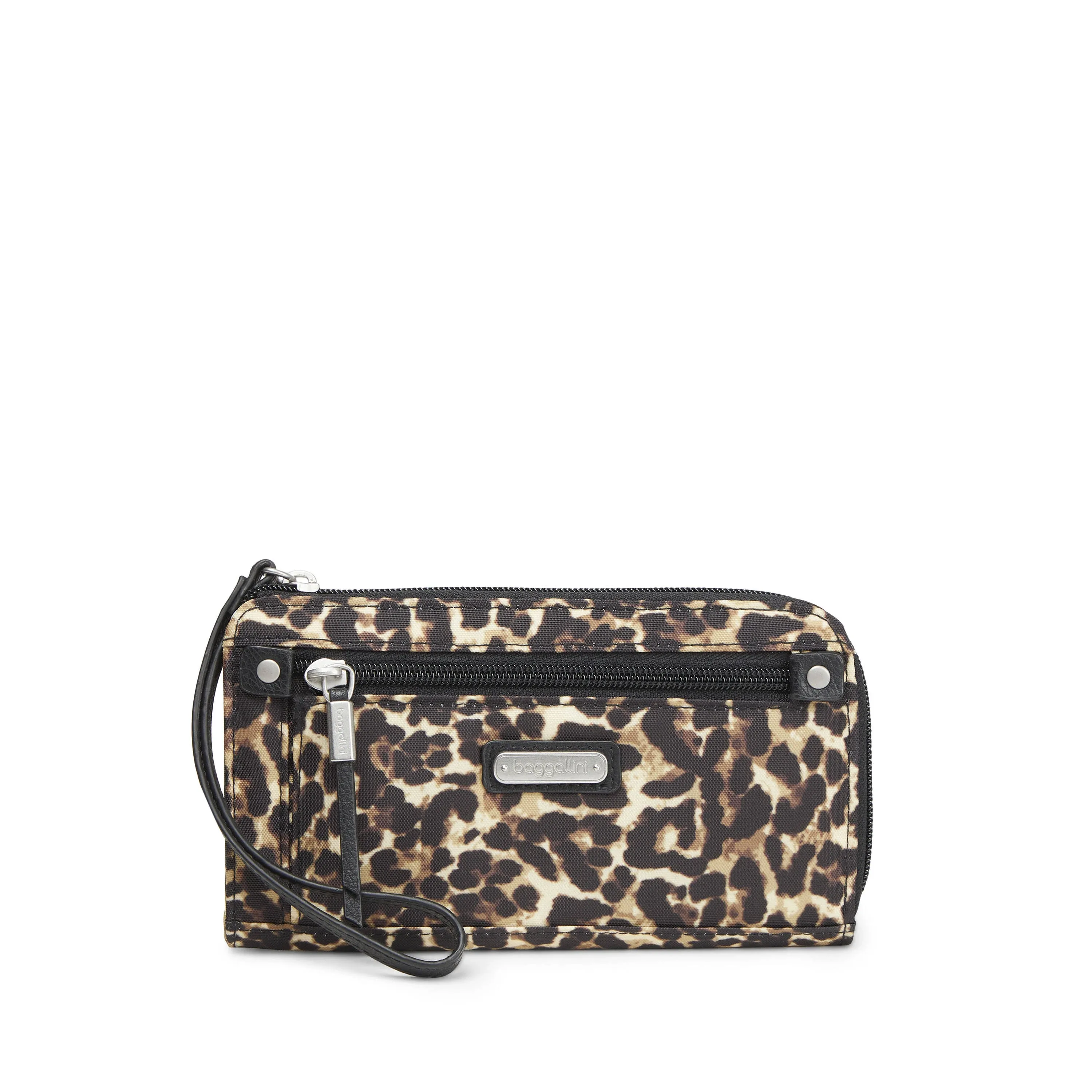 Baggallini Zip Around Wallet - Wild Cheetah