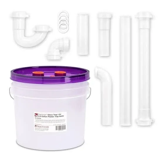 3.5-Gallon Gleco Trap HV Kit 1/Kit by Practicon