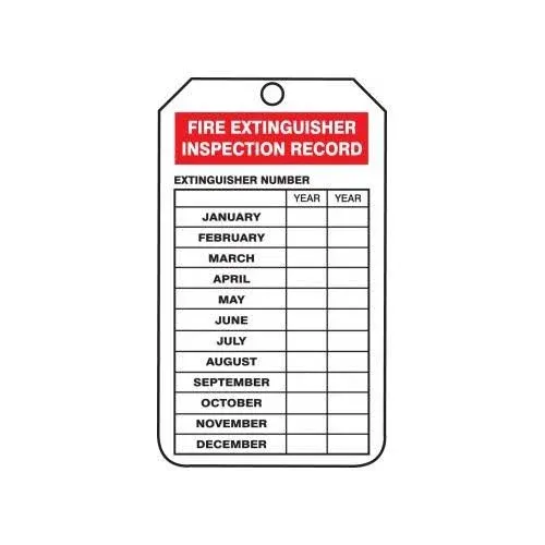 Accuform TRM101CTP 4-1/4" x 2-1/8" Mini Record Safety Tag