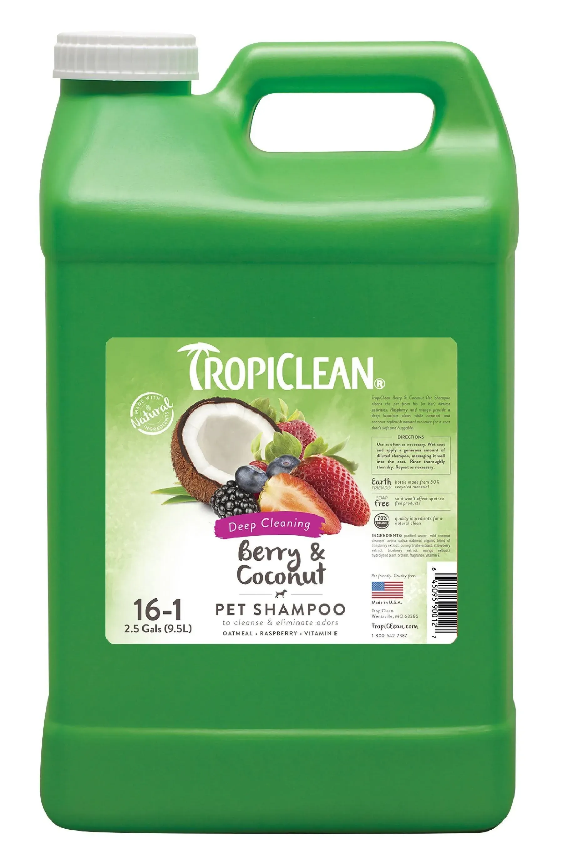 Tropiclean® Deep Cleaning Waterless Dog Shampoo 2.5 Gal