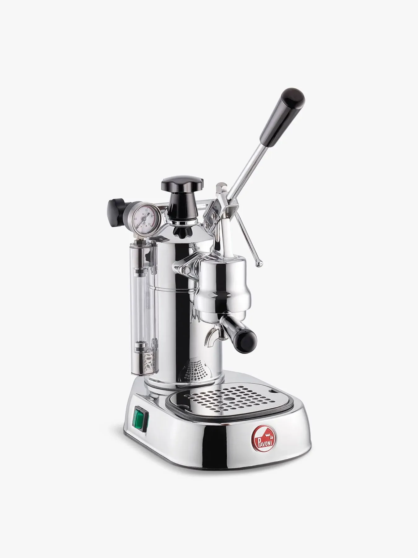 La Pavoni Professional Lusso Lever Machine - Stainless Steel & Black