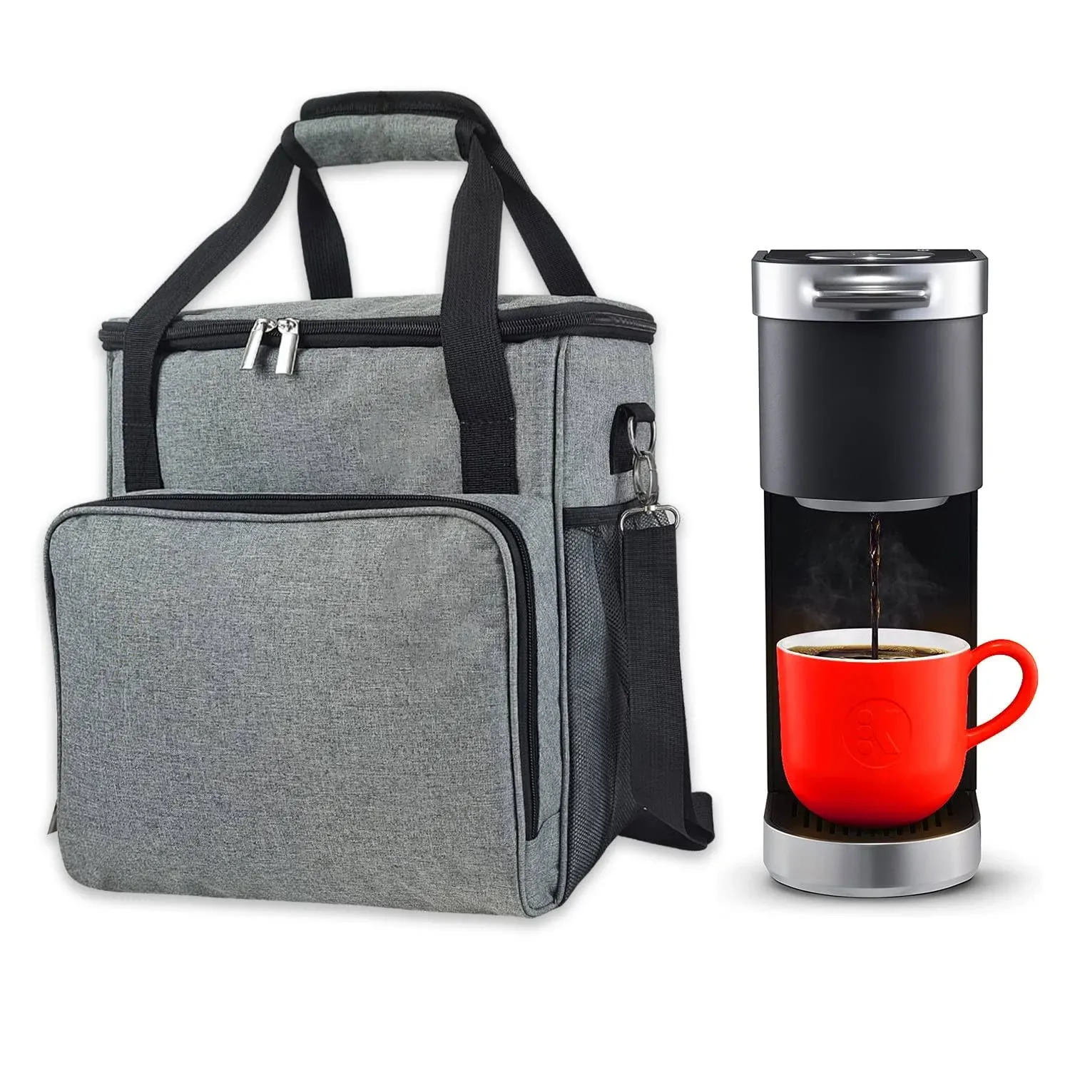 Coffee Maker Carrying Bag Compatible With Keurig Kmini Or Kmini Plus Coffee Mach