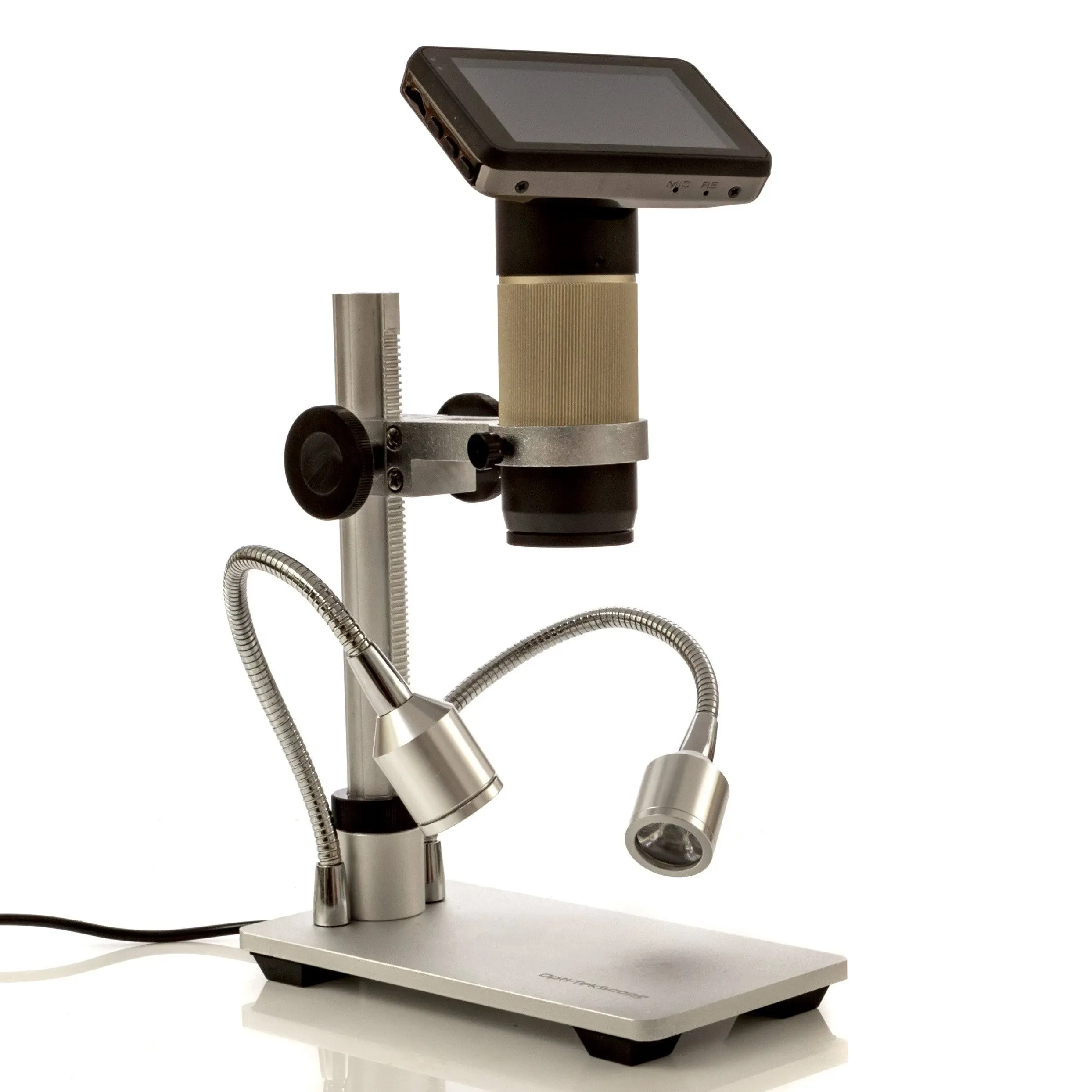 Opti-Tekscope OT-M HDMI Microscope Macro Camera Magnifier | True Digital HD Imaging at 4032 x 3024 Pixel Resolution | 300x Zoom