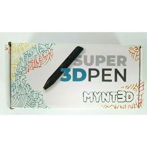 MYNT3D Super 3D Pen 1.75mm ABS and PLA Compatible 3D Printing Pen