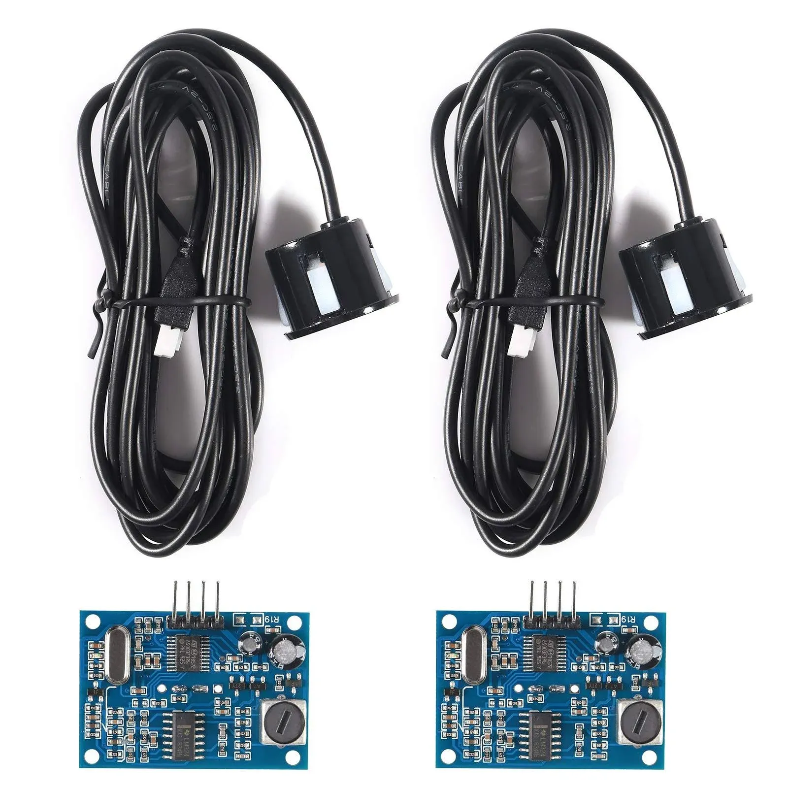 2Pcs JSN-SR04T Integrated Ultrasonic Distance Measuring Sensor Transducer Module