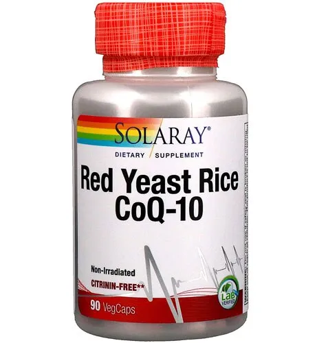 Solaray
           Red Yeast Rice-CoQ-10 -- 90 VegCaps
        
        
        
        
        
          
          SKU #: 076280121551
          
            Shipping Weight:
              0.275 lb
            
          
          
            Servings:
              90