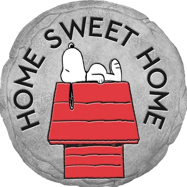 Snoopy and the Peanuts Gang Home Sweet Home Stepping Stone